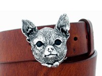 Chihuahua, Sterling Silver Buckle, Lyn Gaylord