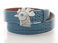 Rooster, Sterling Silver Buckle, Lyn Gaylord