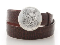 The Hunt, Sterling Silver Buckle, Lyn Gaylord